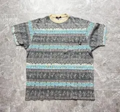 超スペシャル 80s stussy 初期 tシャツ 総柄 トムトム柄 USA製