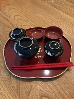 お食い初め用 漆器セット　匿名配送