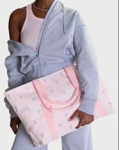 新品　Victoria's Secret ストライプ トートバッグ