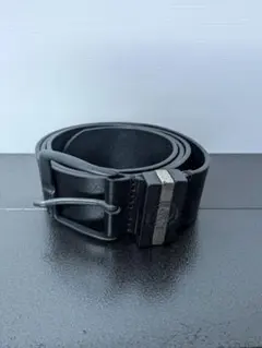 DIESEL ディーゼル レザーベルト D-HIDDEN X05550 黒