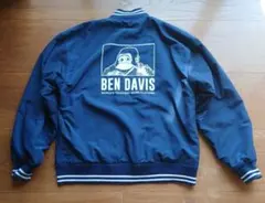 BEN DAVIS ベンデイビス スタジャン ネイビー L バックプリントのサムネイル