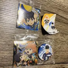 ハイキューくら寿司 缶バッジ ウエハース