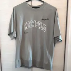 しまむら　MEMPHIS ロゴプリントTシャツ