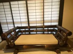 斑竹花台 煎茶台 飾台】茶道具 花器 書道具 竹細工 煎茶盆 - メルカリ