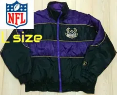 NFL ボルティモア・レイブンズ リバーシブル フルジップジャケット【LG】
