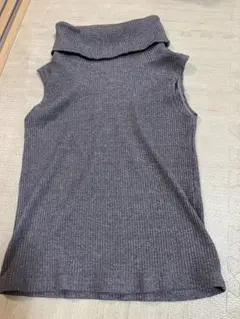 【美品　イング】サマーニット タートル M ノースリーブ