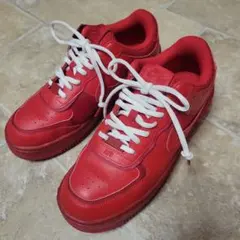 正規品 NIKE ナイキ エアフォース1 ローシャドウ トリプルレッド 27 赤