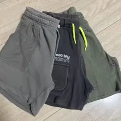 ZARA コットンハーフパンツセット122
