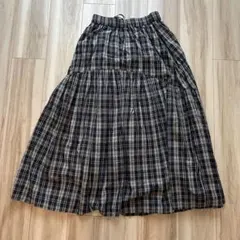 FREAK'S STORE チェック柄ロングスカート サイズF