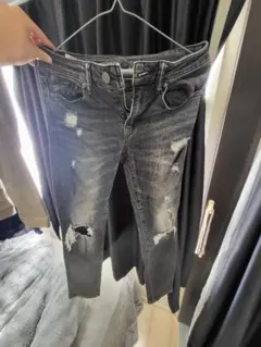 AMERICAN EAGLE ダメージスキニーデニム 28x28