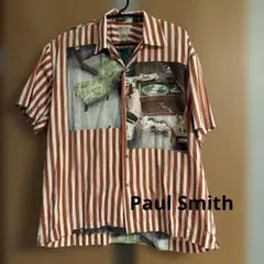 Paul Smith 半袖シャツ ストライプ フォトプリントのサムネイル