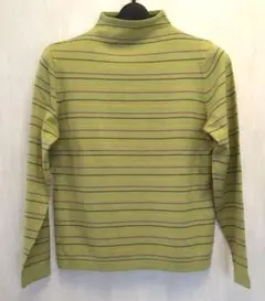 ボーダー タートルネック 長袖