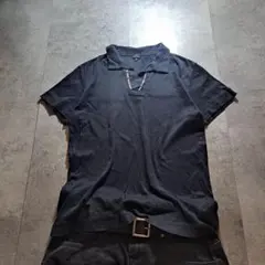 00s DIESEL ポロシャツ グランジ お兄系 ダメージ加工 退廃的 y2k