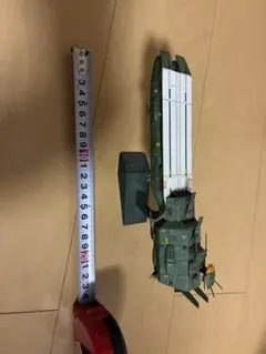 ガミラス艦 紫迷彩 約30cm 艦載機付 台座付 宇宙戦艦ヤマト2199 現状品