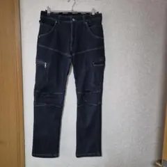 美品ワークマンFieldCore ワークパンツ カーゴパンツ メンズM裏地暖かい