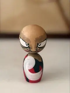 松島瑞巌寺 だるまこけし 9cm ― 小さな決意