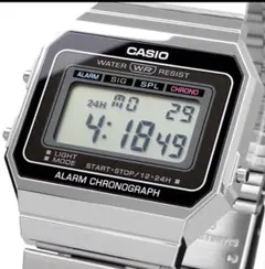 新品電池交換済み＋保護フィルム　CASIO A700W-1ADF デジタル腕時計のサムネイル