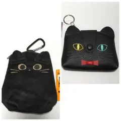 くろねこコインケース　ミニニャップポシェット　カルディ　開封済み未使用のサムネイル
