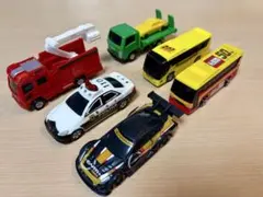 【まとめ売り】マクドナルド ハッピーセット トミカ 6台セット パトカー消防車他のサムネイル