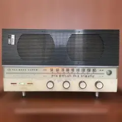 ジャンク！アンティークな真空管ラジオ、MODEL:5P-250 三菱電機 - メルカリ