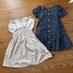 半袖ワンピース2着　120サイズ