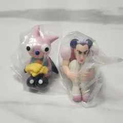 クレヨンしんちゃん ジョマ まちぼうけ カプセルトイ フィギュア 2体セット