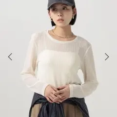 BAYFLOW ベイフロー シアーカットロングスリーブプルオーバーのサムネイル