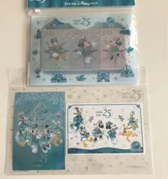 ディズニーシー　25周年 ポストカードセット、メモ