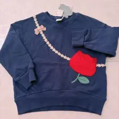 futafuta ネイビー トレーナー 110