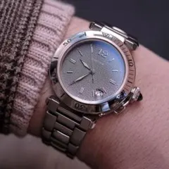 希少Cartier Pasha カルティエ パシャ38mm グレーダイアルのサムネイル