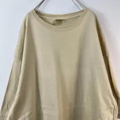 USA製 90s re union 無地 Tシャツ ベージュ