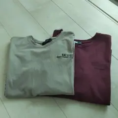 2枚セット　140　ロンT　Tシャツ　長袖