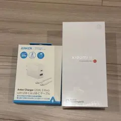 【新品未開封】Xiaomi 15 12GB 256GB ホワイト ANKER付き