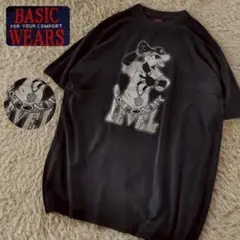 ワーナーブラザーズ ダフィダック キャラクター Tシャツ HIPHOP ラップ