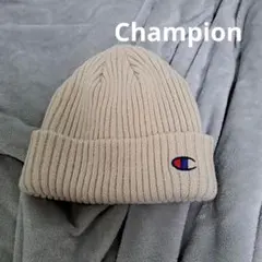 Champion　ニット帽　ベージュ