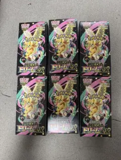 ポケモンカードゲーム メガドリームex 6BOXセットシュリンクなし