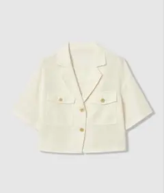 新品タグ付き allureville カラミショートジャケットのサムネイル