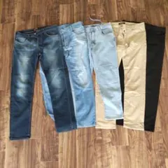 EDWINなどデニム 5本セット