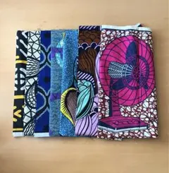 ◆アフリカンプリント　ハギレ　200g以上