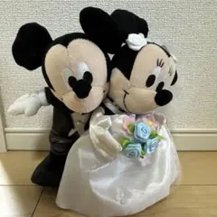 ミッキー＆ミニー ウェディングぬいぐるみ 約20cm