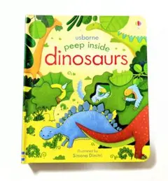◆洋書☆めくって楽しい 恐竜の仕掛け付きボードブック 絵本◆