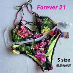 【新品未使用】【商品タグつき】【S サイズ】ビキニ　上下セット　トロピカル花柄
