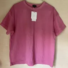 《未使用》グリーンレーベルリラクシング ピンク Tシャツ 160