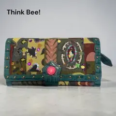 Think Bee! シンクビー/カラフル長財布/ビーズ/大きなスワロフスキー付のサムネイル