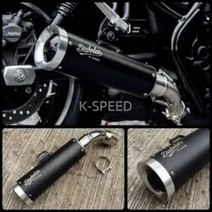 の*ー様 エリミネーター400 ディアブロマフラー スリップオン K-SPEED