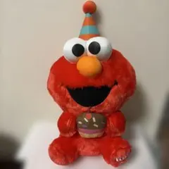 【新品タグ付】セサミストリート バースデーエルモ BIGぬいぐるみ 非売品