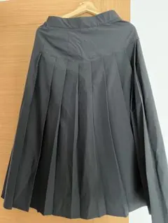 HK WORKS LONDON プリーツスカート　 ダークグレー