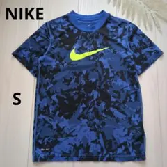 Nike ナイキ DRI-FIT ネイビー/イエロー Tシャツ S