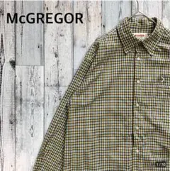 McGREGOR マクレガー チェック柄 長袖シャツ