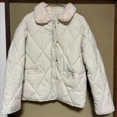 ボア　キルティング　ジャケットコート